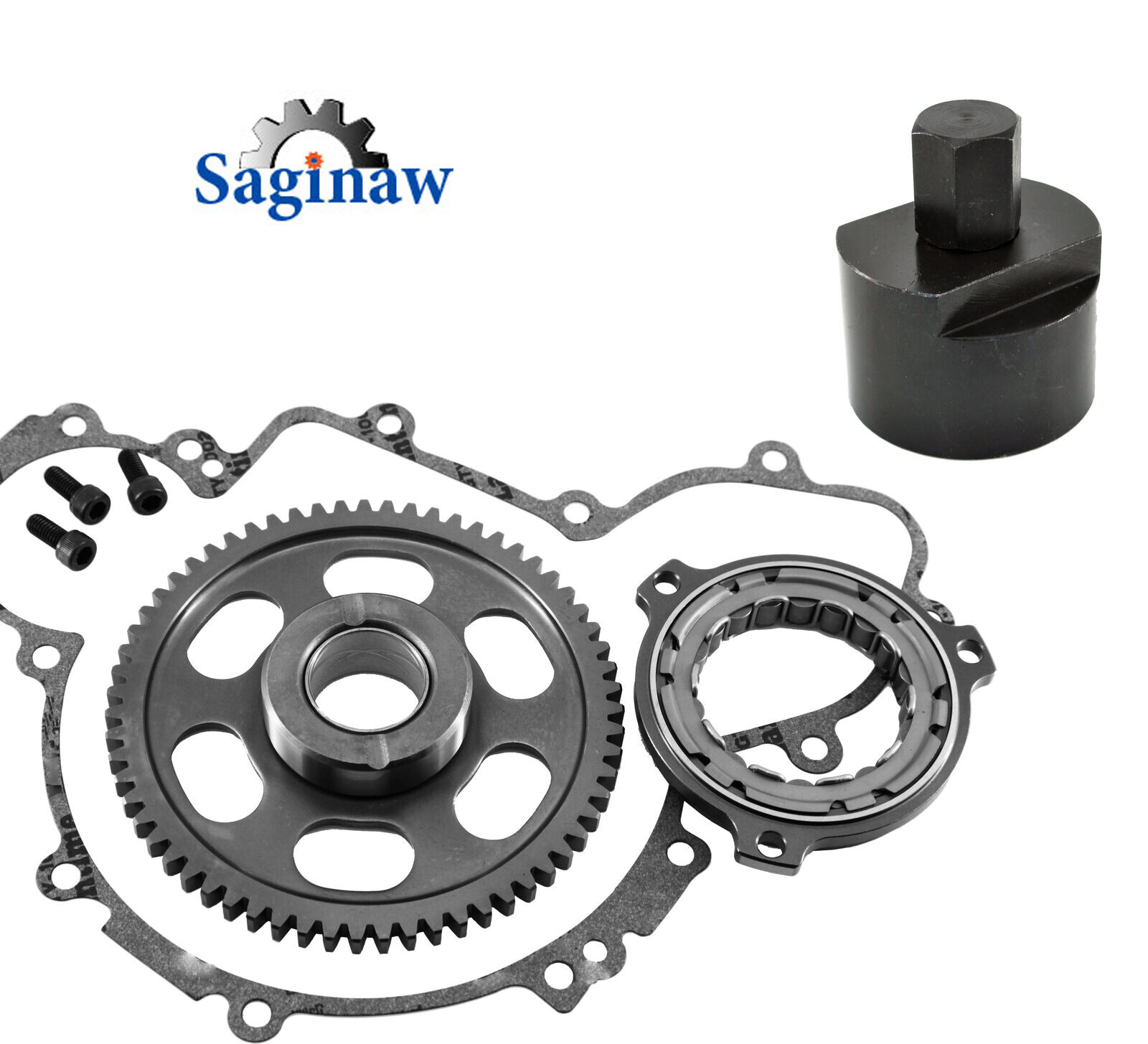 Starter Clutch Idler Gear Fits Polaris RZR XP 900 2011 2012 Torque Limit Shaft E - Foto 5