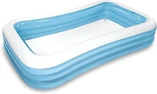 INTEX 58484EP Swim Center Inflatable Family Pool 120" x 72" x 22" Blue