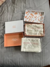 2 x Face Case new-in-box 100% Mulberry Silk pillowcases standard (1 price for 2)