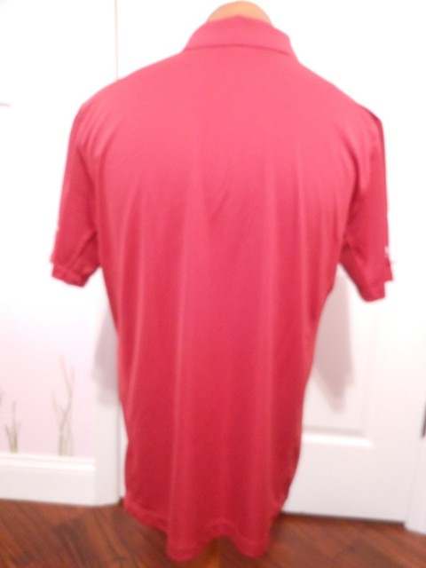 nike maroon golf polo
