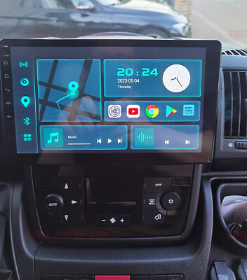 For Fiat Ducato 2008-2016 Carplay Android 13.0 Stereo Radio 64GB GPS WiFi FM
