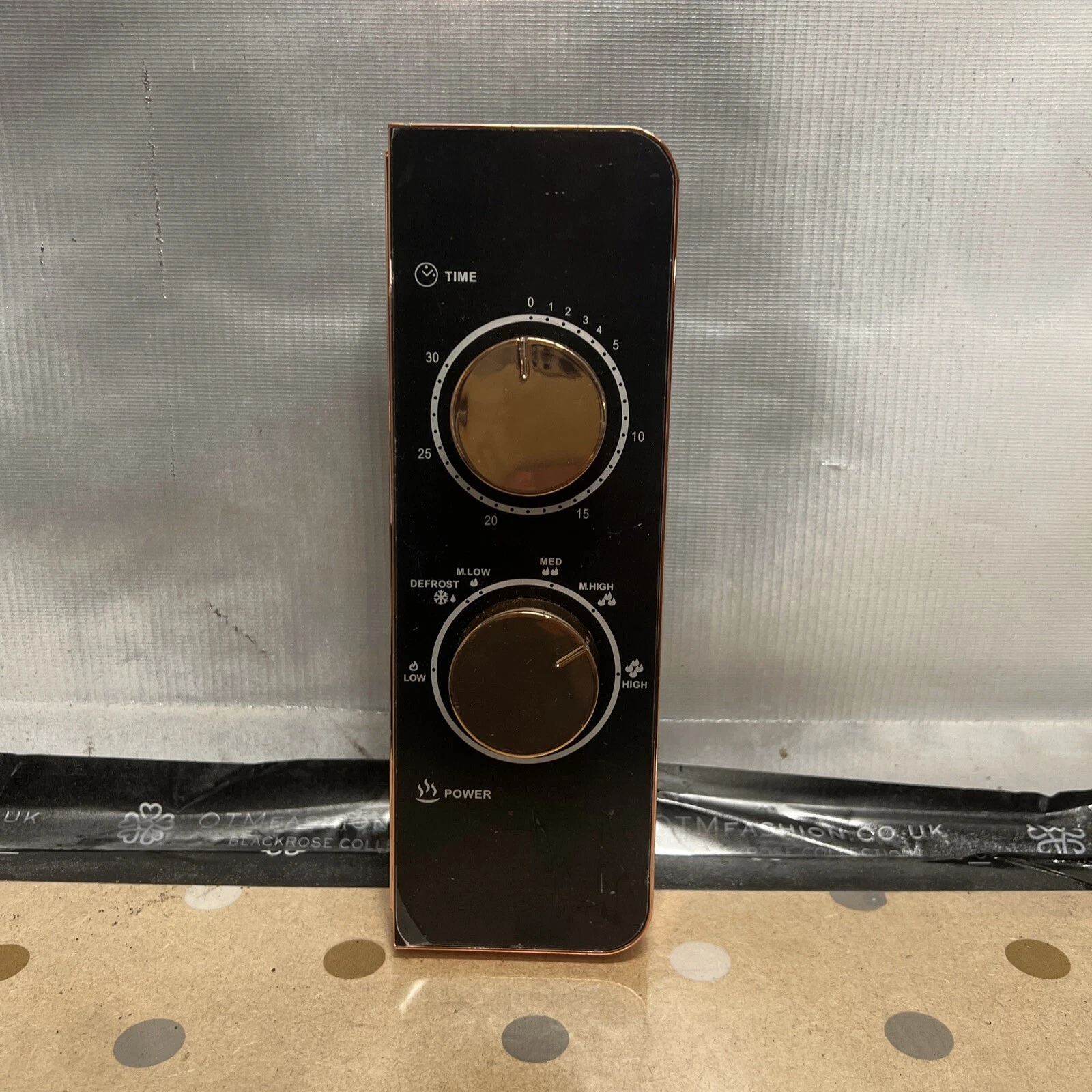 ( Facia Only ) Tower T24020 20L Rose Gold Range Manual Microwave 800W