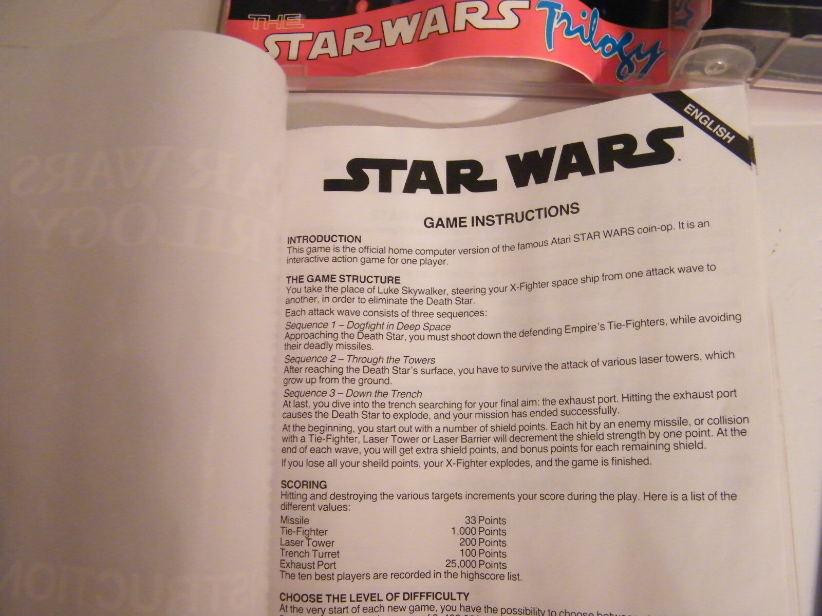 THE STAR WARS TRILOGY DoMark Amiga Games Missing 1 disk | eBay