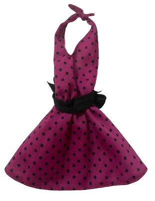Vin Barbee Purple Polka Dot Dress 4804 Superstar Era Fashion Fun