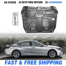 Thick Engine Splash Shield For Lexus ES300H 2019-2024 Front Engine Guard Hard