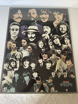 Beatles 1976 Rock N' Roll Music Original Poster Promo | eBay