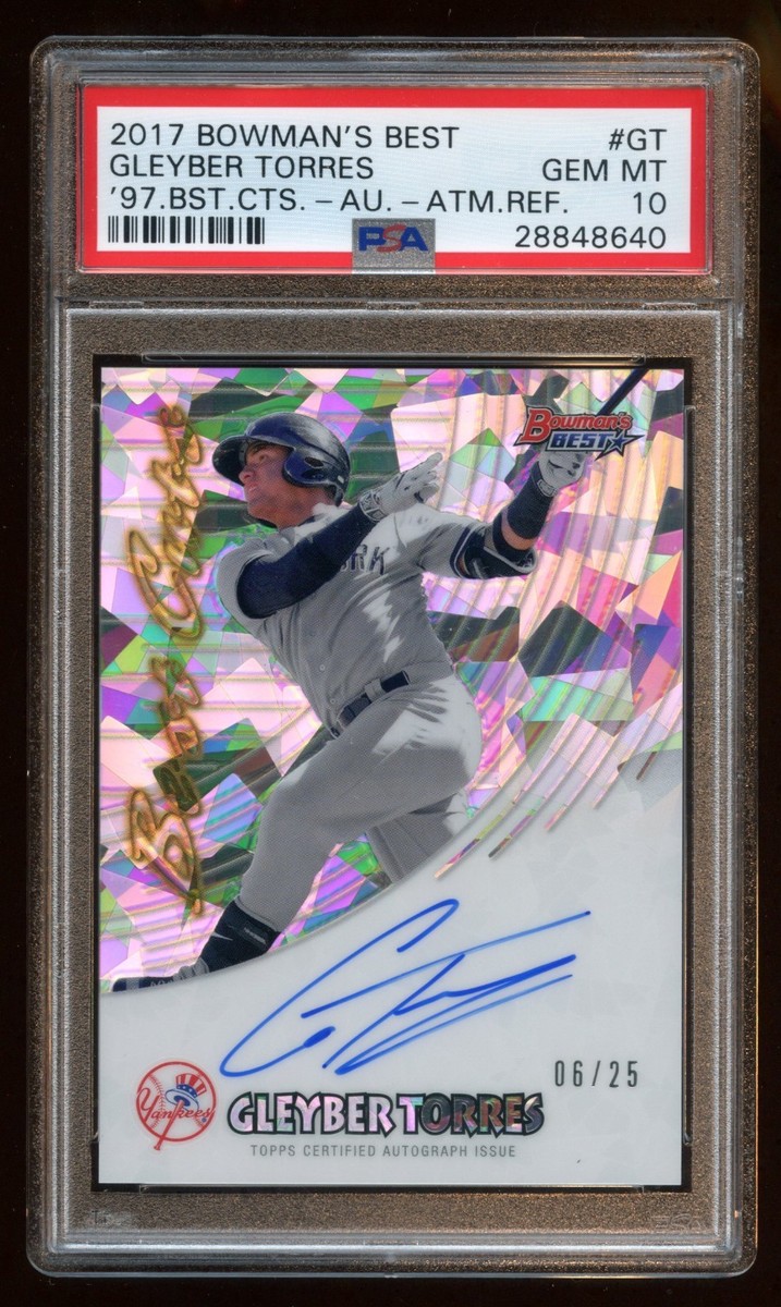 その他 MLB Gleyber Torres Refractor PSA 10 PSA 10 GLEYBER TORRES YANKEES BOWMAN BEST RC ATOMIC
