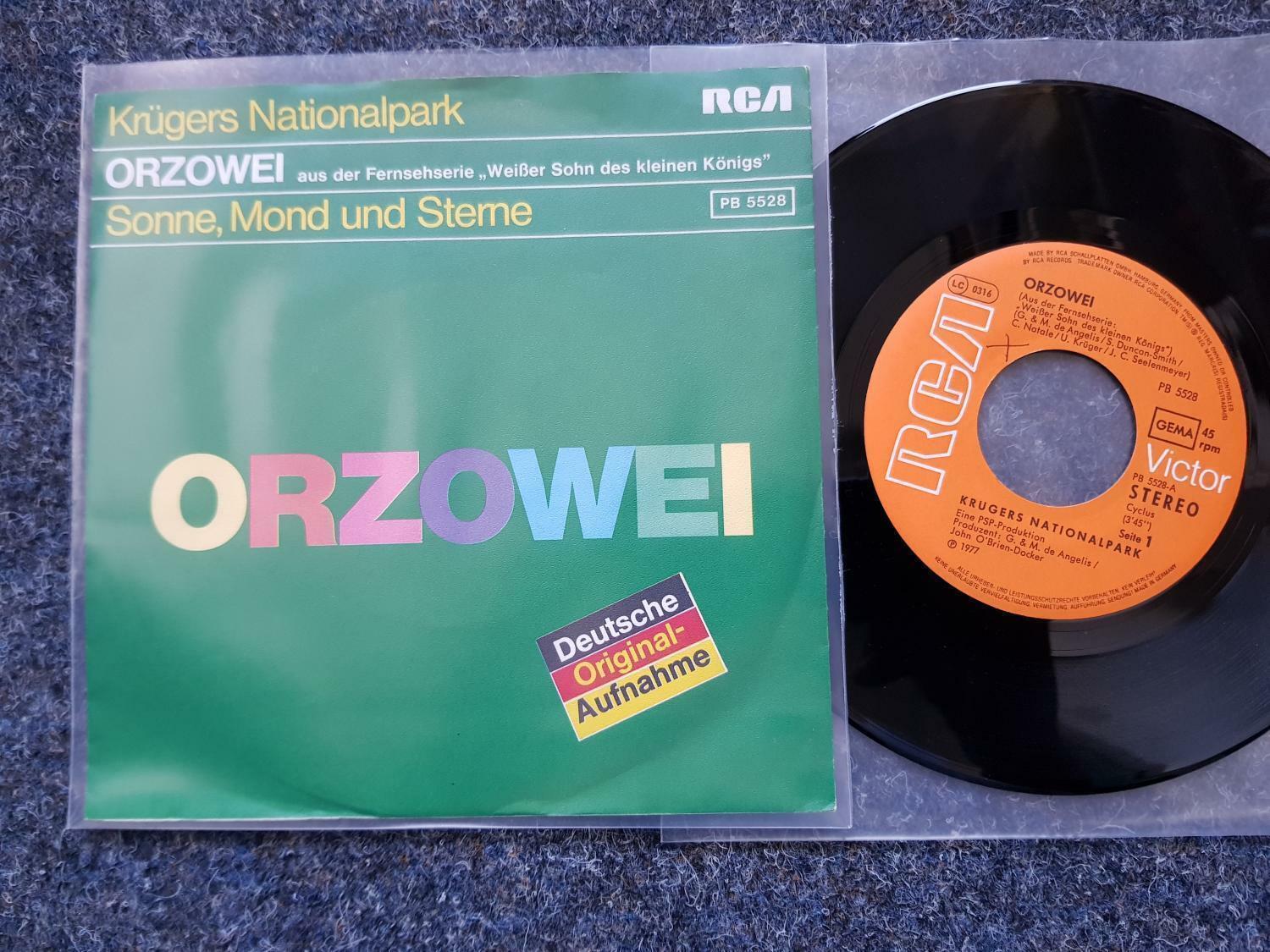 7"" Single Vinyl Krügers Nationalpark - Orzowei / CV Oliver Onions