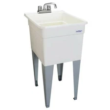 MUSTEE - Liltub, Utilatub Combo 18" x 23.5". Free Standing Laundry Tub, Open Box