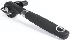 hölm Professional Can Opener - Black. Ergonomic Smooth Edge Opener