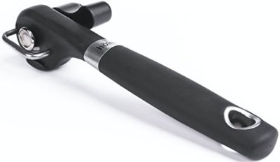 hölm Professional Can Opener - Black. Ergonomic Smooth Edge Opener