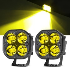 2pcs 3 80w Led Cube Work Light Bar Spot Pods Fog Driving Off Road Atv 4wd Truck 2pcs 3 80w Led Cube Work Light Bar Spot Pods Fog Driving Off Road Atv 4wd Truck