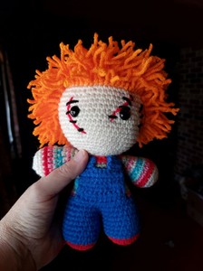 crochet chucky doll
