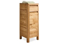 Kommode Konsole Blumenkommode 1 TüR 1 Schub Verona Wildeiche Eiche Massiv H79 Cm