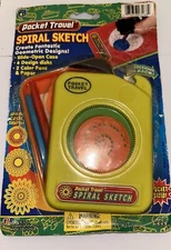 Vintage Spiral Sketch Pocket Travel By Jaru New Sealed