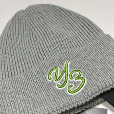 Adidas Y-3 Yohji Yamamoto Y3 Ribbed Fold Up Cuff Beanie Wonder