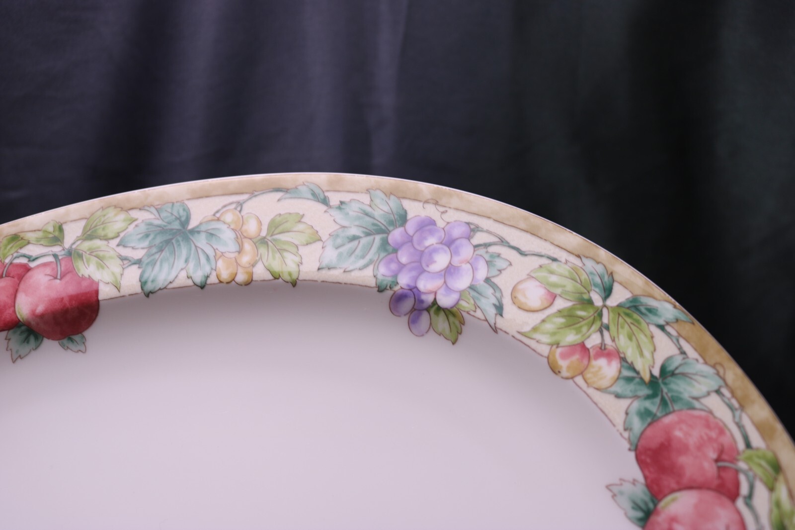 Noritake Impromptu Sonoma Gardens Oval Serving Platter Fruit Sri Lanka