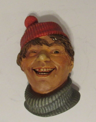 The Deckhand Legend Products 1984 Head Mask Signed F Wright VTG Made In England