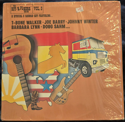 THE HIT KICKERS SERIES, VOLUME 9 ~ 3 LPs 1976 EX ~ T-BONE WALKER JOHNNY WINTER
