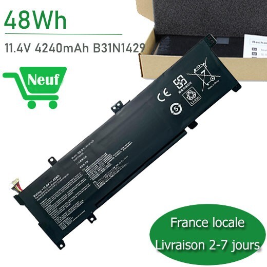 Batterie B31N1429 pour ASUS V502LB V502LX et FX51LB 11.4V 48Wh