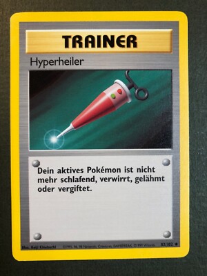Pokémon [GERMAN] Full Heal 82/102 Uncommon Base Set Card 1999 NM