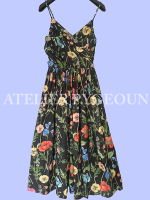 NWT H&M Cotton Midi Flared Dress Black/Red/Pink/Blue/Green/Floral XS, S, M, XL | eBay NWT H&M Cotton Midi Flared Dress Black/Red/Pink/Blue/Green/Floral XS, S, M, XL | eBay