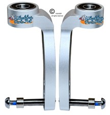 Aluminum Caster Fork-Single Sided With Wheel Axle Kit