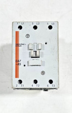 SPRECHER  SCHUH CA7-85-00 CONTACTOR 100A 60HP 3P COIL 24VDC 50/60Hz USED