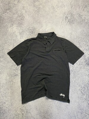 Stussy グレー ポケット付きシャツ Lサイズ（中古・古着通販】stussy 