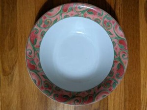 PTS International Interiors CATALINA Genuine Stoneware 11" Serving Bowl DishNew
