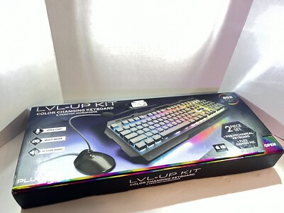Plugz Lvl Up Kit Color Changing Keyboard & Desktop Microphone