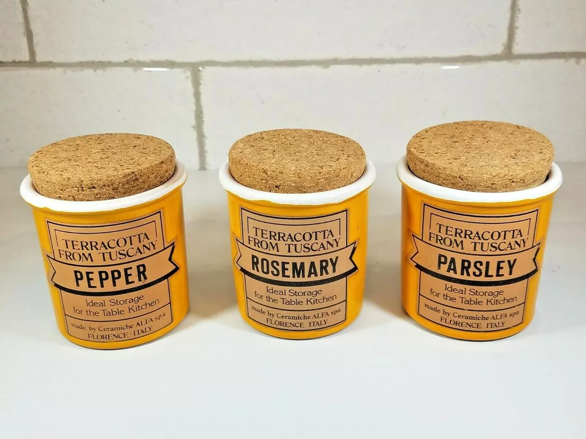 Terracotta spice jars new arrivals