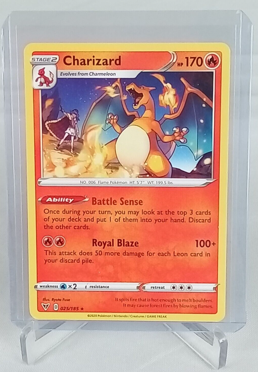 charizard 170 pokemon card value Amazon.com: Pokemon - Charizard - 025/185 - Rare main image 0
