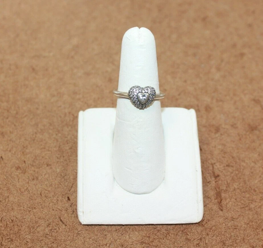 Pandora Sterling Silver My Heart Ring Sz. 5.75 190877CZ 122WEJ