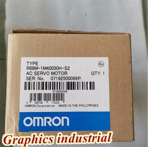 Brand New Genuine Omron R88M-1M40030H-S2 Servo Motor R88M-1M40030H-S2 In Box