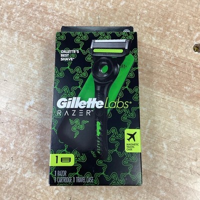 Gillette Labs Razor Blade + 1 Cartridge & Magnetic Travel Case - Brand New