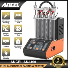 ANCEL ANJ400 Auto Car Ultrasonic Fuel Injector Tester Cleaner Cleaning Machine