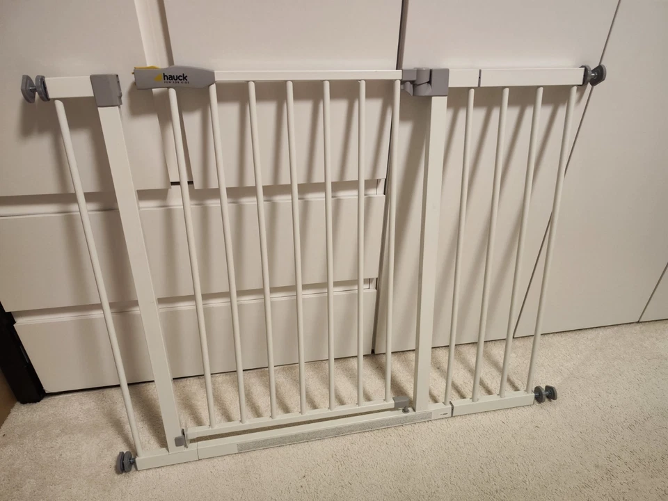 3xHauck Schutzgitter 91-101cm Ohne Bohren Treppengitter Türe Treppe Kinderschutz - Bild 4 von 4