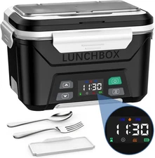 EAST OAK Cordless Electric Lunch Box for Adults, Heated Lunch Box Battery Powere
