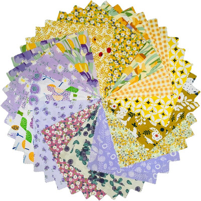 42-8'' Precut Quilt Cotton Fabric Squares for Quilting Clearance Sewing DIY Proje