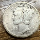 1928 MERCURY SILVER DIME ACTUAL COIN Get More Today And Save