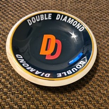 Vtg Double Diamond 1970's Collectible Ceramic Ashtray 4 5/8" ROYAL ALMA ENGLAND