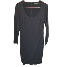 Lauren Ralph Lauren Womens Form Fitting Dress Size 10 Classic Minimalist Stretch
