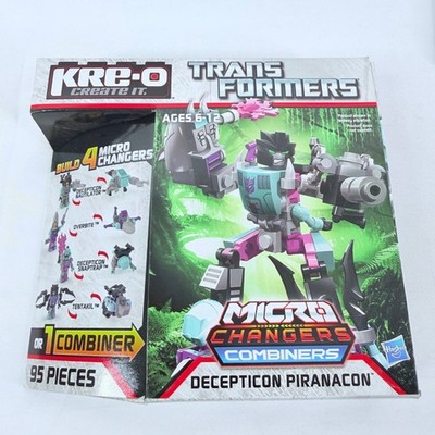 KRE-O Transformers Micro Changers Decepticon Piranacon Combiner A4475 95 Pcs
