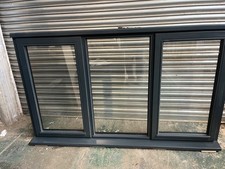 Image of Double Glazed Window Softwood Grey 1765mm Wide x 1045mm Tall Jeld Wen 2 Openers