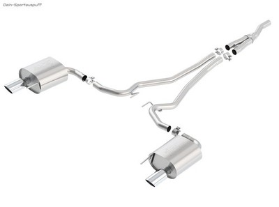 Borla ATAK Komplettanlage ab Kat Ford Mustang 6 2.3l ab 2015 je 102mm rund