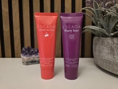 2 x  Escada Party Love & Cherry In Japan Body Cream Neu 100 ml