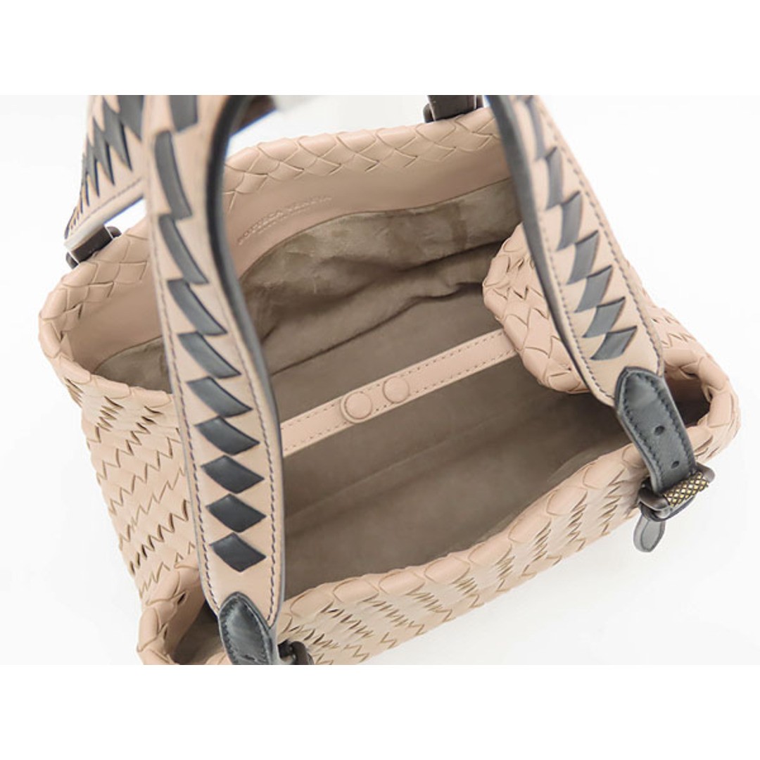 Bottega Veneta Intrecciato Nappa Mini Chester Bag Tote Shoulder Pink Used LIBR-0 thumbnail 4