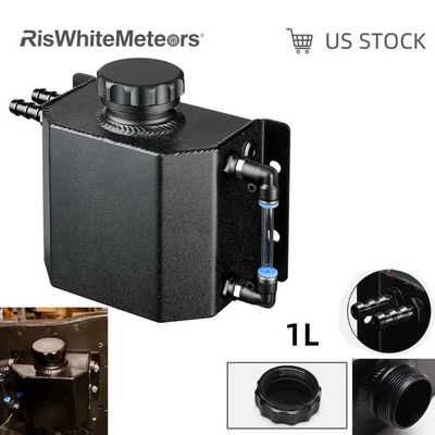 #ad 1L Aluminum Radiator Coolant Overflow Bottle Recovery Water Tank Reservoir New $33.70