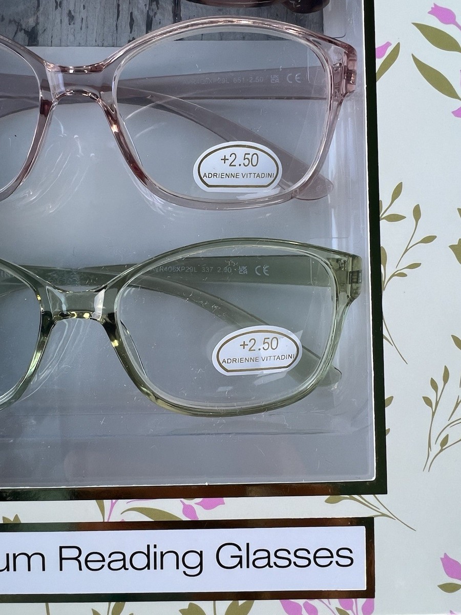 Brand New Adrienne Vittadini Set 3 Pairs of Pastel Premium Reading Glasses +2.00 Adrienne Vittadini 3 Pair Premium Reading Glasses +2.00 | eBay main image 3